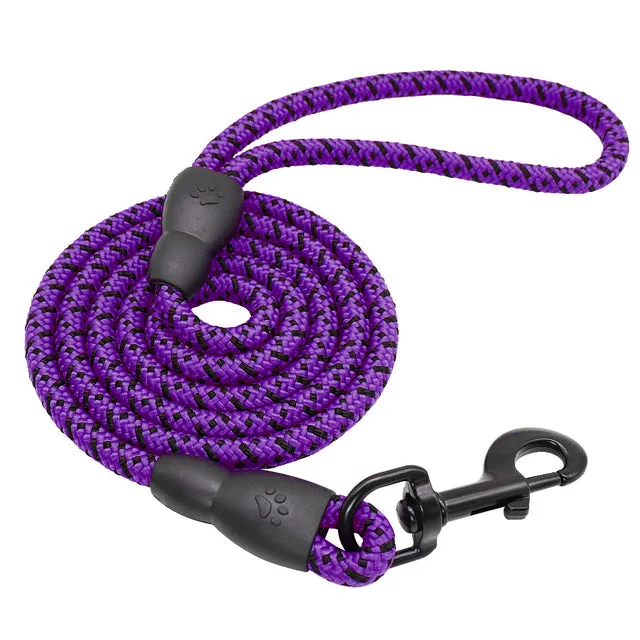 1.5m Durable Dog Nylon Round Leashes