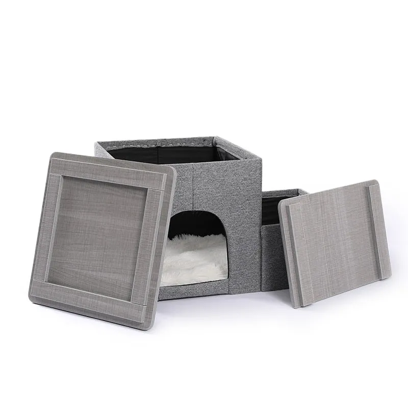 2 in 1 Pet Stairs Ramp w/ A Deluxe Pet House
