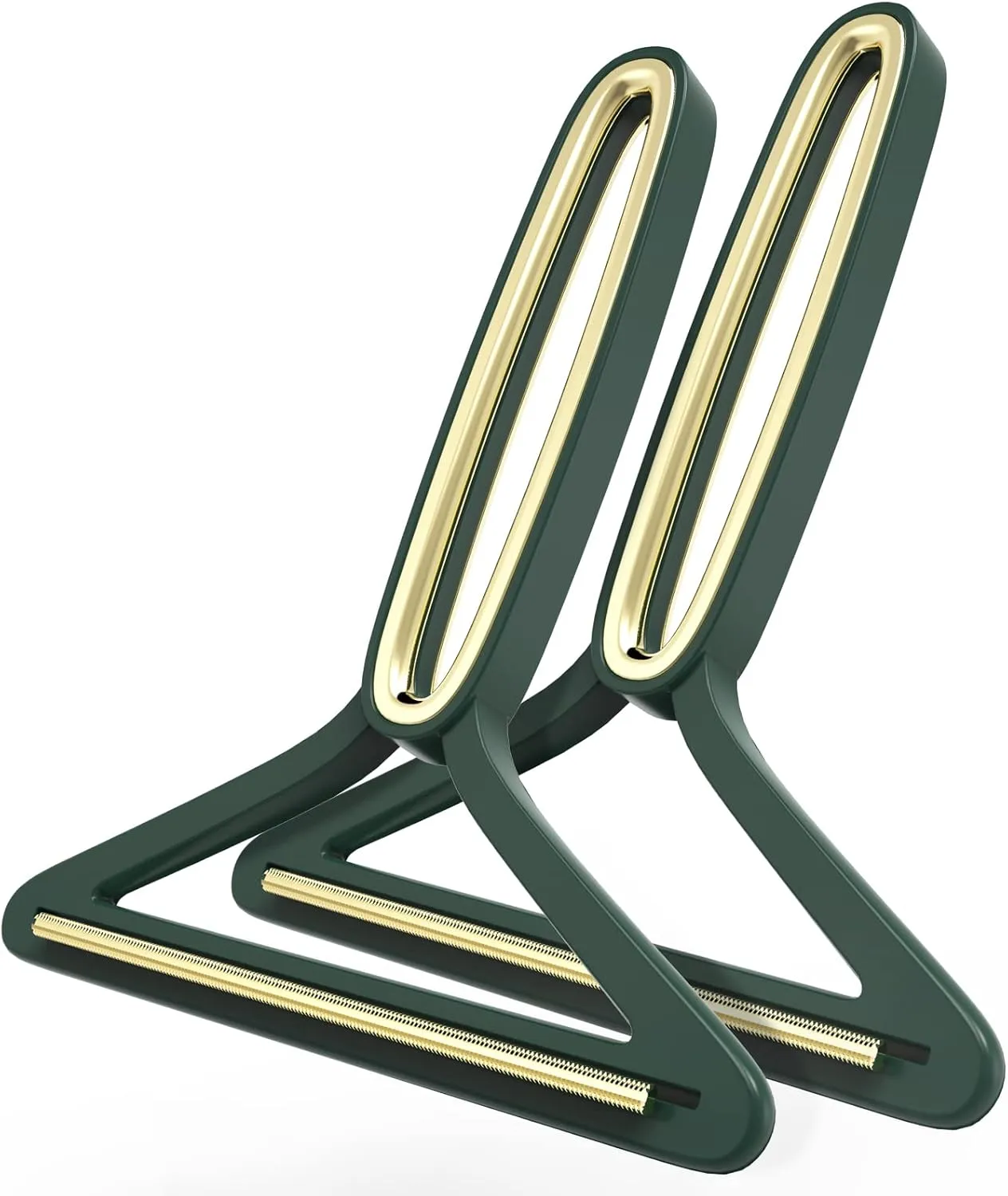 2 Pack Pet Hair Remover, Reusable Dog Hair Remover&Cat Hair Remover, Portable Lint Remover to Remove Pet Short and Long Hairs for Carpet, Car Mat, Couch, Pet Bed, Furniture, Rug-Green