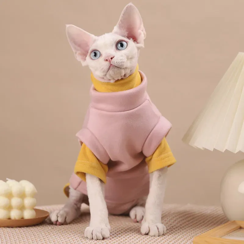 Autumn & Winter Pet Clothes | Cozy Cat Costume & Sphynx Sweater | Puppy & Dog Christmas Outfits