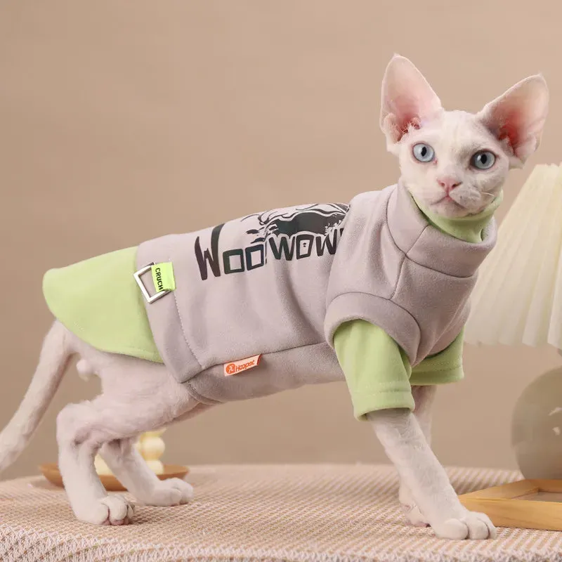 Autumn & Winter Pet Clothes | Cozy Cat Costume & Sphynx Sweater | Puppy & Dog Christmas Outfits
