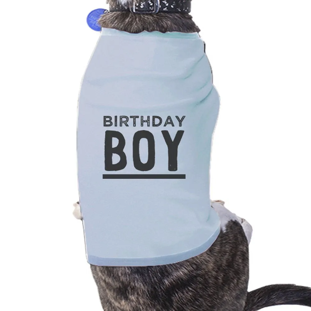 Birthday Boy Pets Sky Blue Shirt