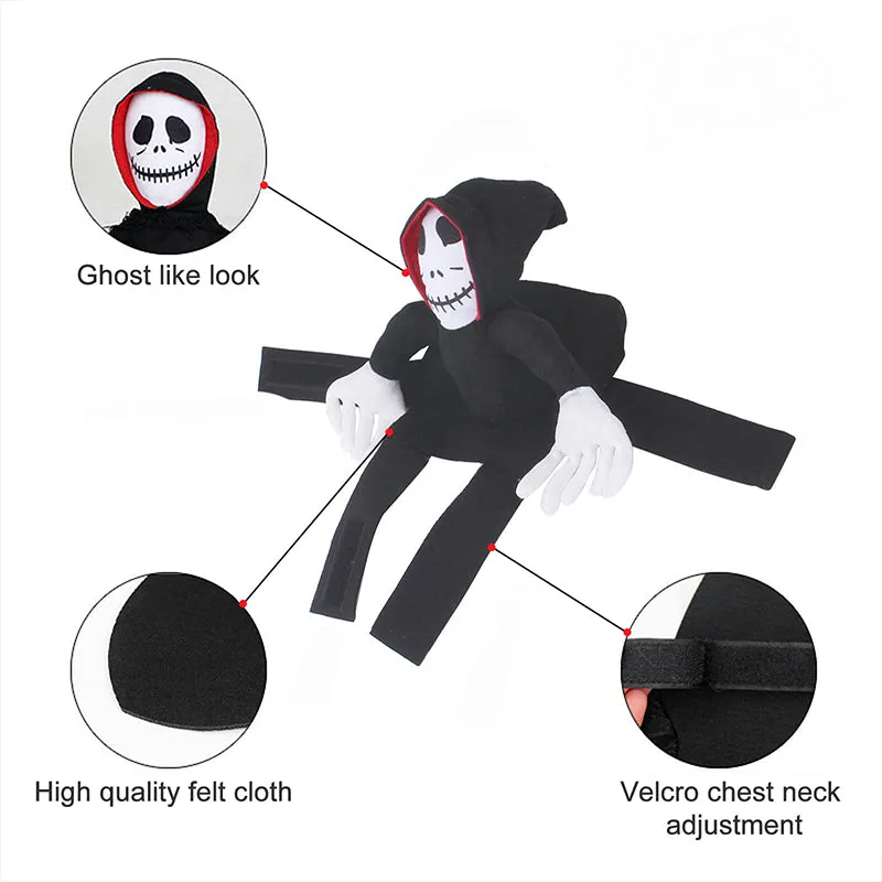 Black Ghost Cosplay Halloween Pet Costume