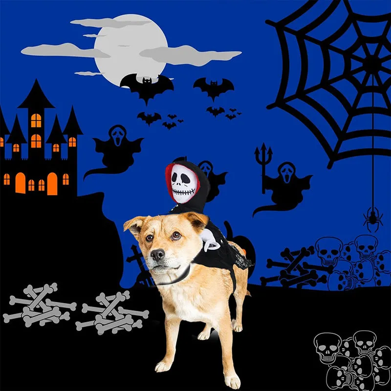 Black Ghost Cosplay Halloween Pet Costume