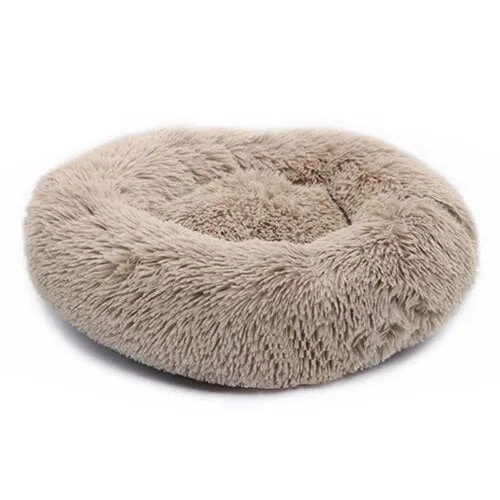 Calming Fluffy Dog Bed Lounger Cushion