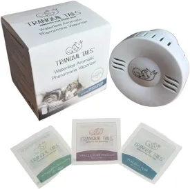Calming Pheromone Aroma Diffuser for Cats with 3 Scented Pads, Pet Anxiety Relief with a Gentle Fragrance to Keep Your Cat Calm Through Fireworks, Summer Parties, 4th of July and More Calming Pheromone Aroma Diffuser for Cats with 3 Scented Pads, Pet Anxiety Relief with a Gentle Fragrance to Keep Your Cat Calm Through Fireworks, Summer Parties, 4th of July and More