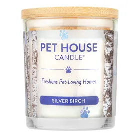 Candle Pet House Silver Birch Candle