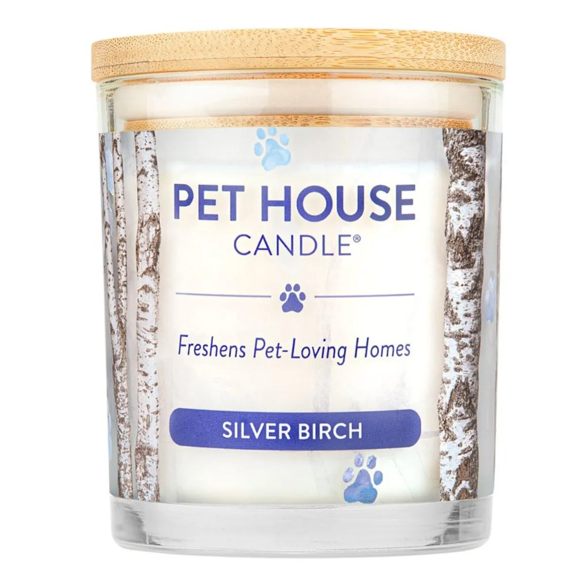 Candle Pet House Silver Birch Candle