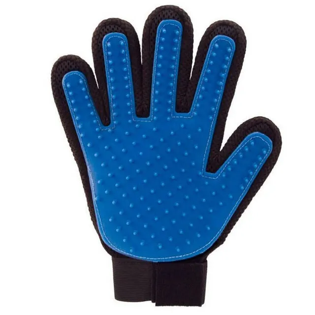 Cat Grooming Deshedding Brush Glove Touch Pet Dog Gentle Efficient Back Massage Fur Washing Bathing Brush Comb Right/Left Hand