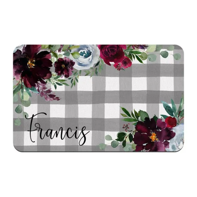 Custom Name Pet Feeding Placemat