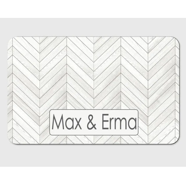 Custom Name Pet Feeding Placemat