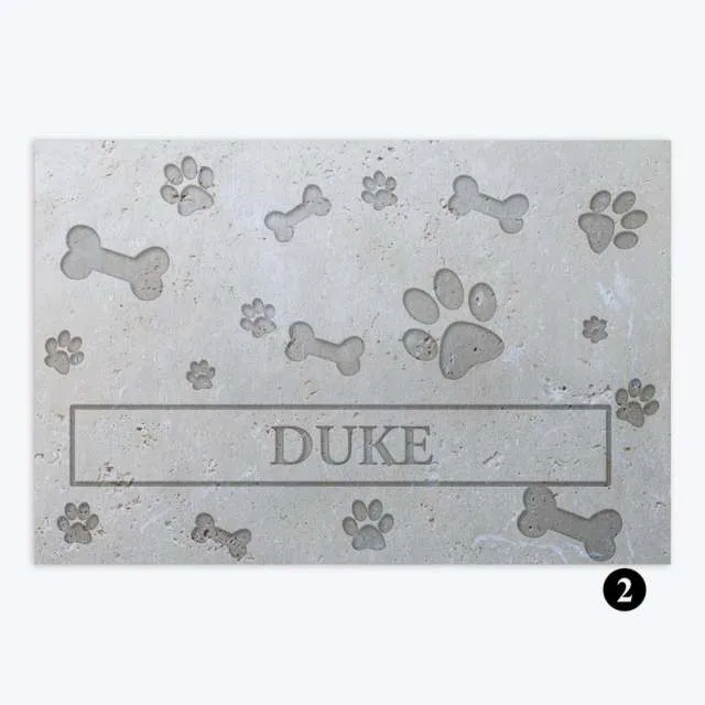 Custom Name Pet Feeding Placemat