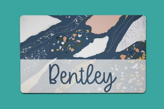 Custom Name Pet Feeding Placemat
