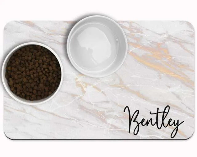 Custom Name Pet Feeding Placemat