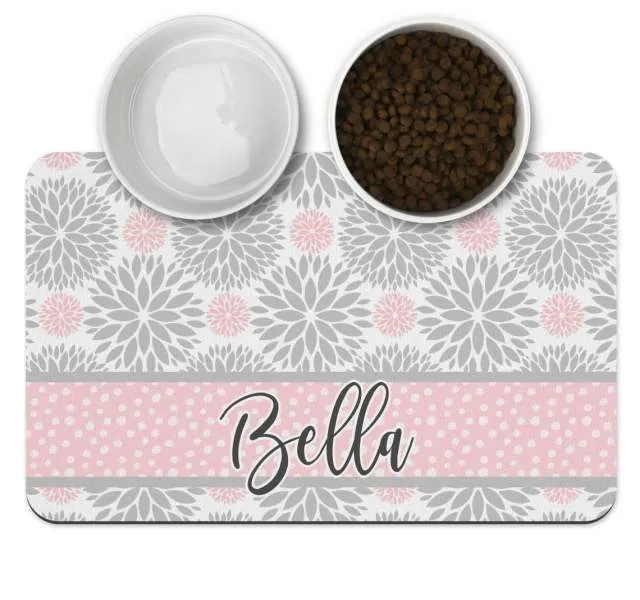 Custom Name Pet Feeding Placemat