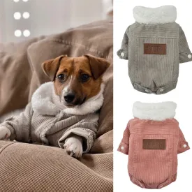 Cute Dog Jacket Clothes For Small Dogs Cat Pet Autumn Winter Warm Fleece Coat Puppy Thick Outfits Chihuahua Yorkie Ropa Para Perro