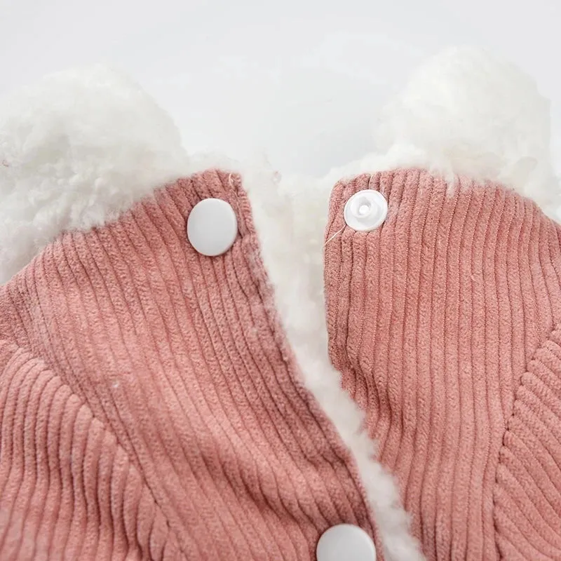 Cute Dog Jacket Clothes For Small Dogs Cat Pet Autumn Winter Warm Fleece Coat Puppy Thick Outfits Chihuahua Yorkie Ropa Para Perro