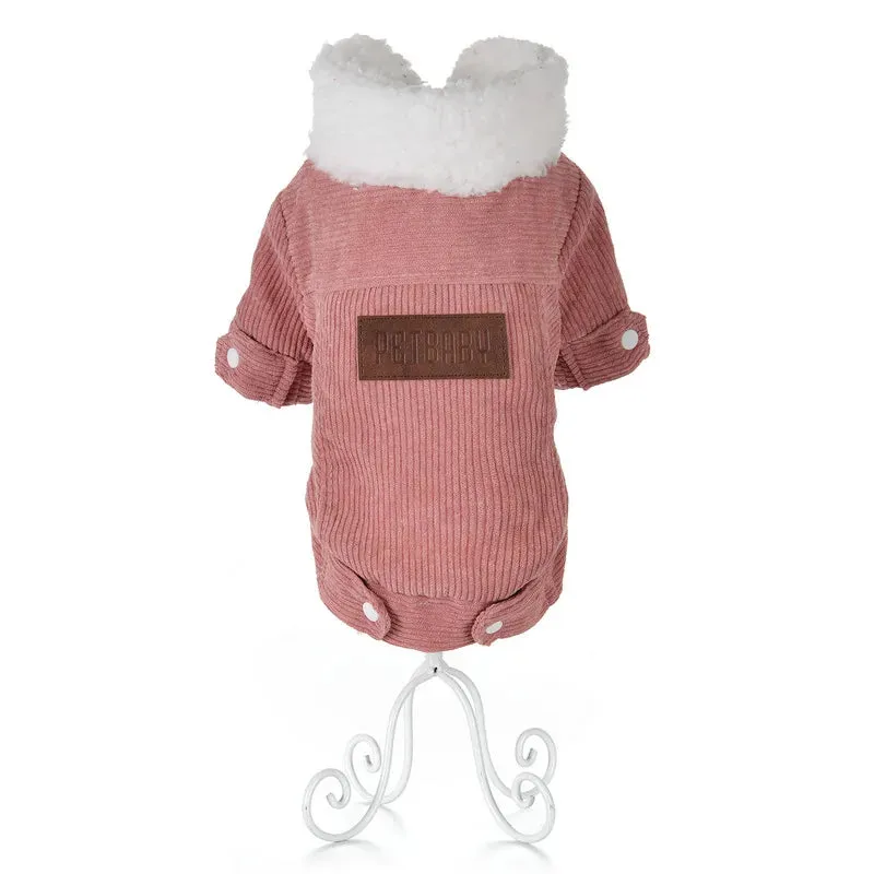 Cute Dog Jacket Clothes For Small Dogs Cat Pet Autumn Winter Warm Fleece Coat Puppy Thick Outfits Chihuahua Yorkie Ropa Para Perro