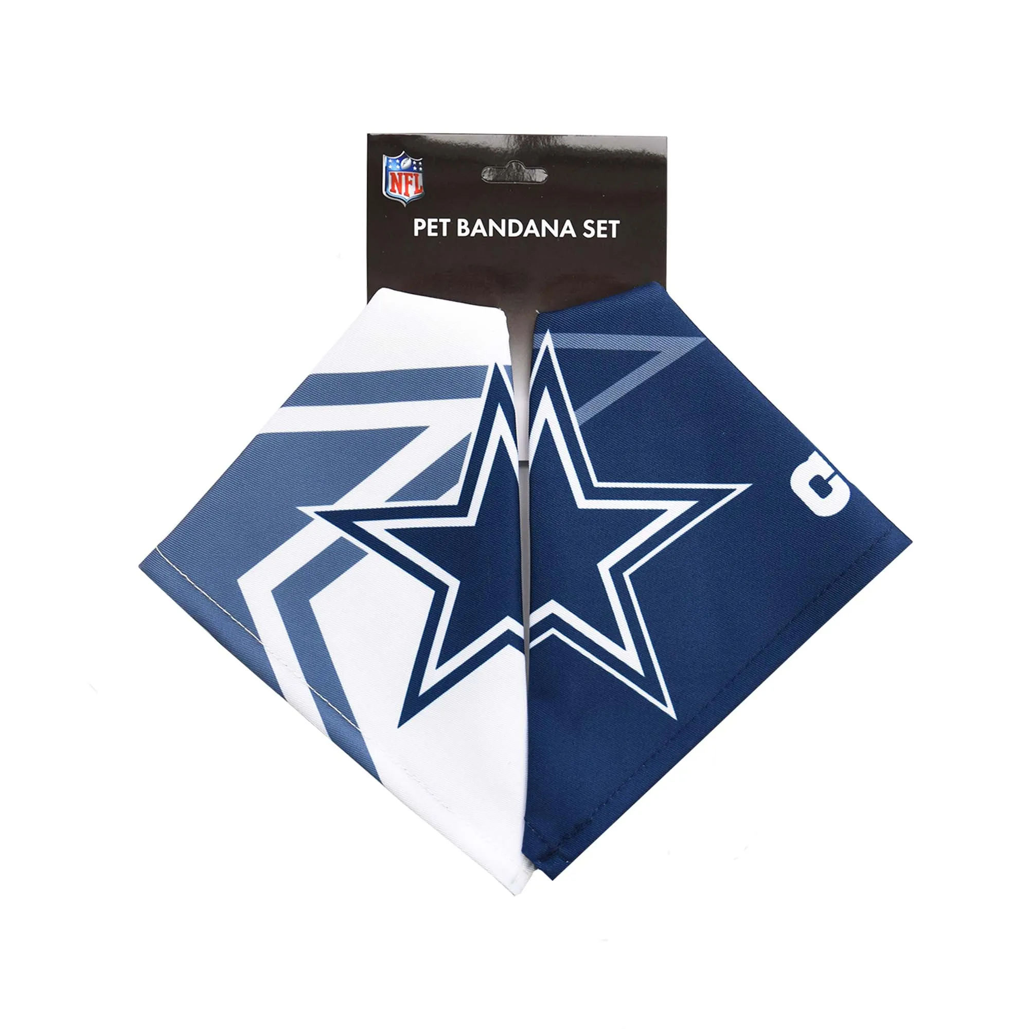 Dallas Cowboys Home and Away Pet Bandana Set