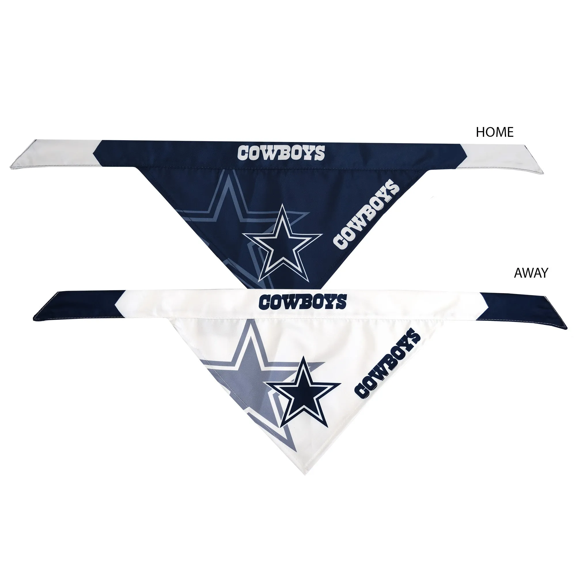 Dallas Cowboys Home and Away Pet Bandana Set