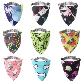 Dog Bandana Scarf Collar Neckerchief