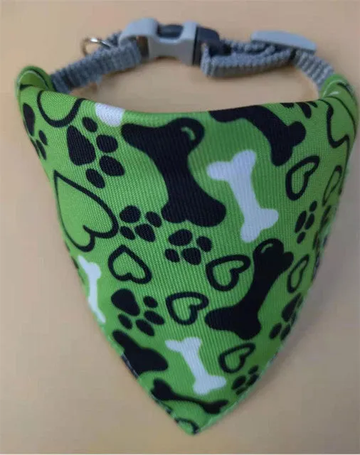 Dog Bandana Scarf Collar Neckerchief