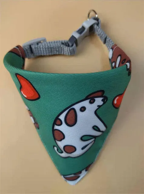 Dog Bandana Scarf Collar Neckerchief