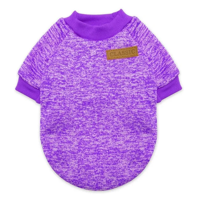 Dog Cat Clothing Autumn Winter Pet Clothes Sweater For Small Dogs Cats