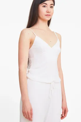 Double Layer Cami Top - Pure White