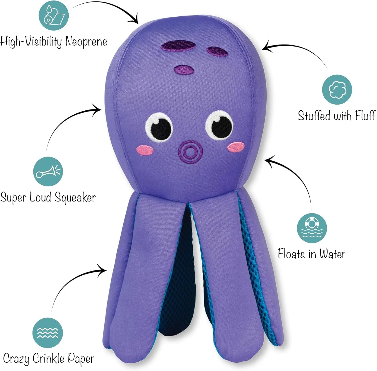 Fringe Studio "Bubbles Floating Dog Toys, Pet Shop Collection (640003)