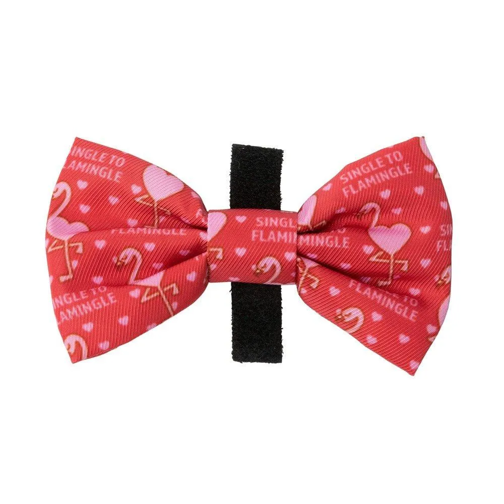 FuzzYard Single To Flamingle Dog Bowtie