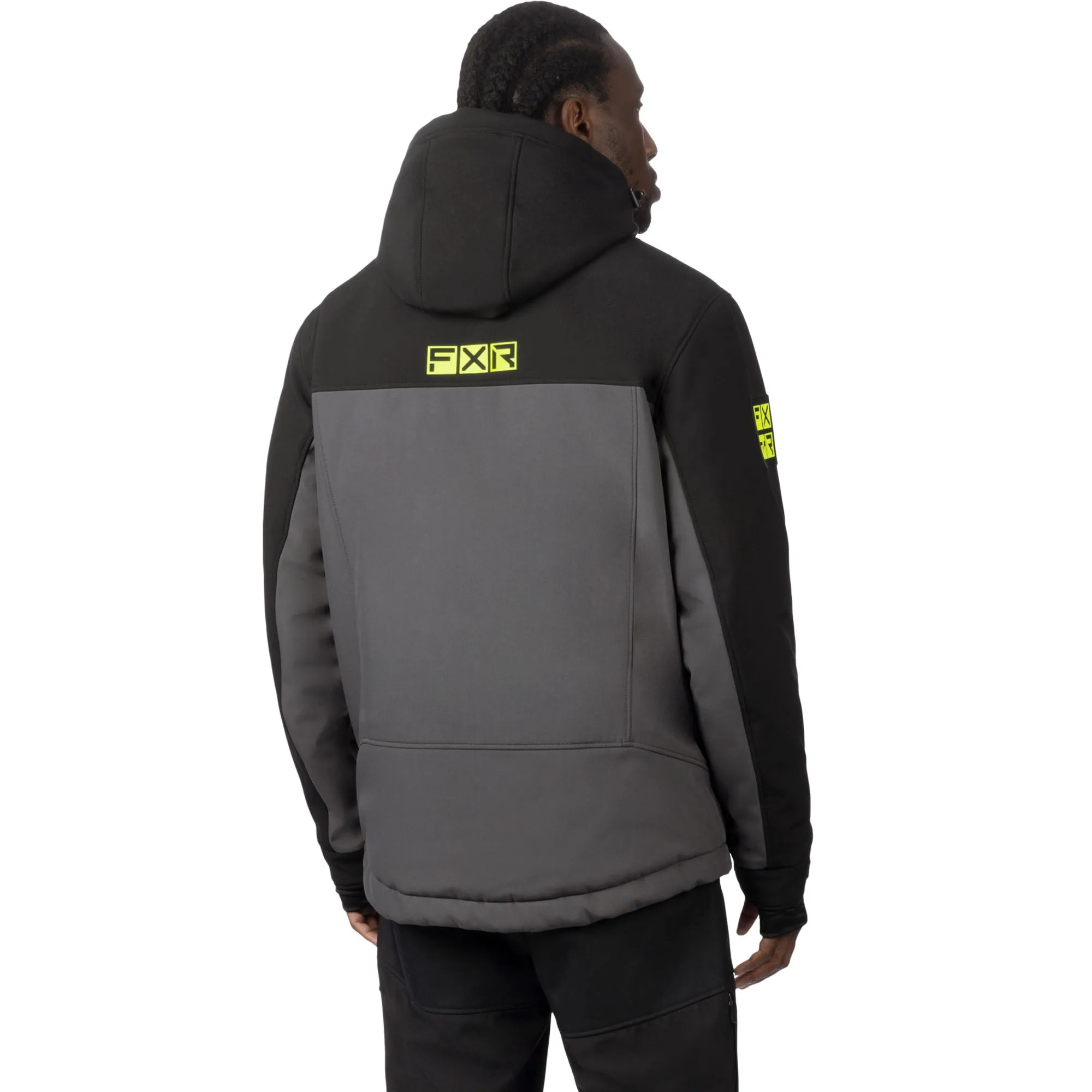 FXR Vertical Pro Insulated Softshell Jacket Asphalt/Black