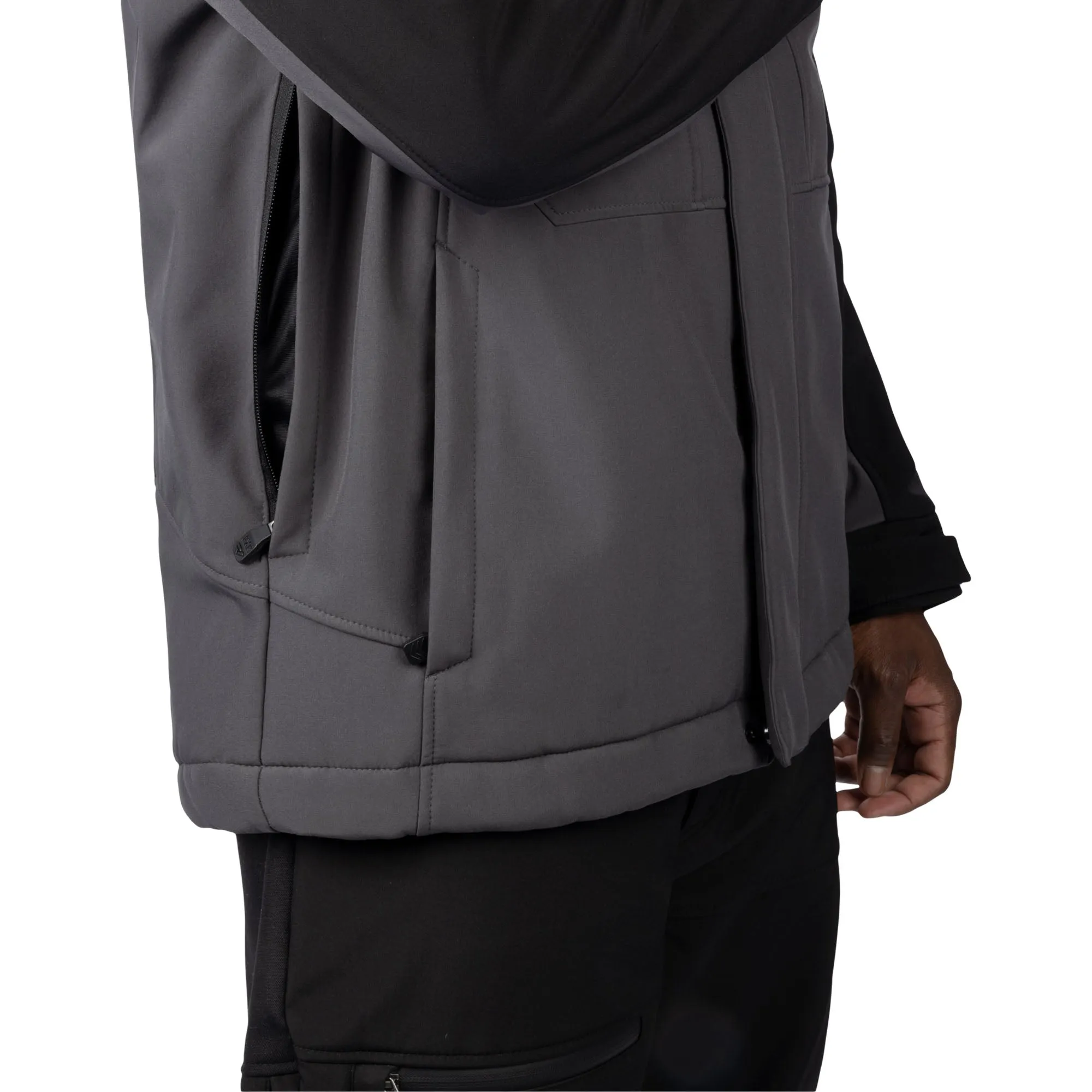 FXR Vertical Pro Insulated Softshell Jacket Asphalt/Black