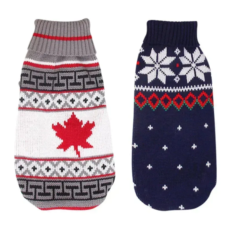 Holiday Pet Sweaters – Knitted Dog & Cat Clothing