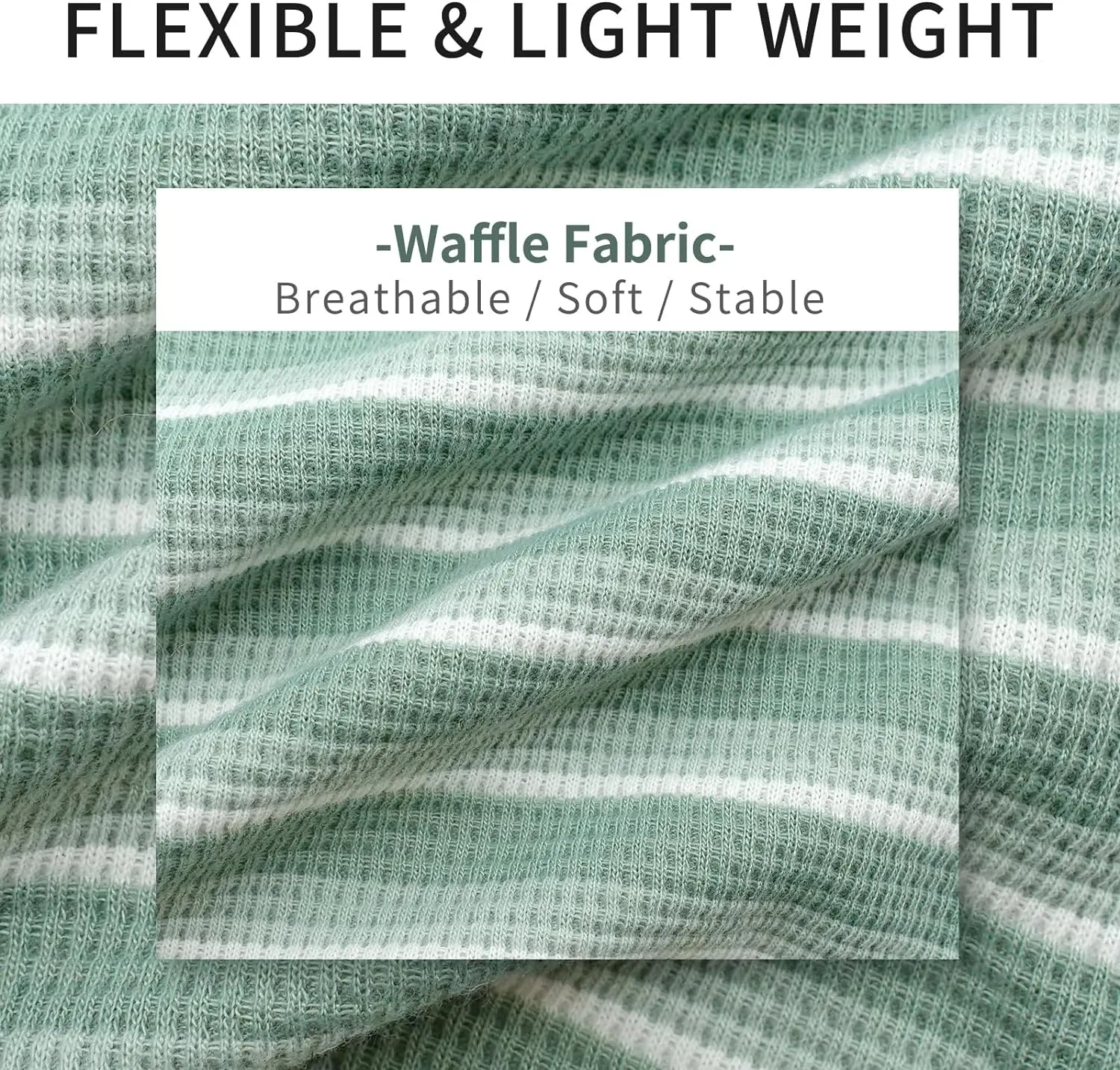 KYEESE 2Pack Waffle Dog Shirts for Small Dogs Stretchy T-Shirts Lightweight Tank Top Sleeveless Striped Vest Breathable Cat Tee, Medium, Green Striped