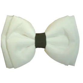 Lana Paws Adjustable Bandhej Black and White Dog Bowtie