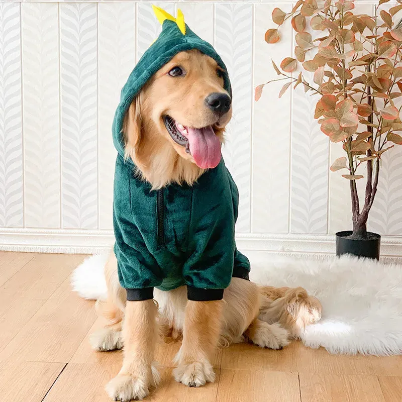 Large Dog Dinosaur Costume/PJs