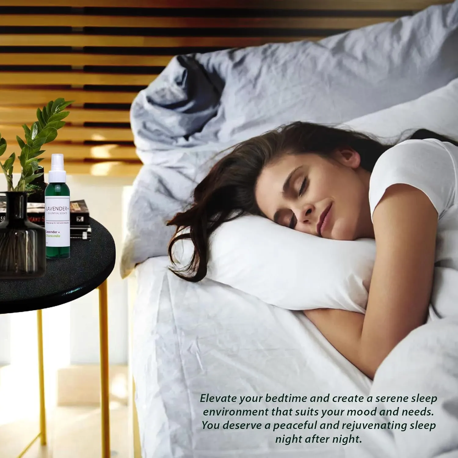 Lavender Sleep Spray for Pillows, Linens & Pajamas  Natural Calming Lavender & Chamomile Aromatherapy Mist with Amethyst & Reiki Energy. Deep Sleep   Bedtime Relaxation for Adults & Kids. 4 ounce (1)