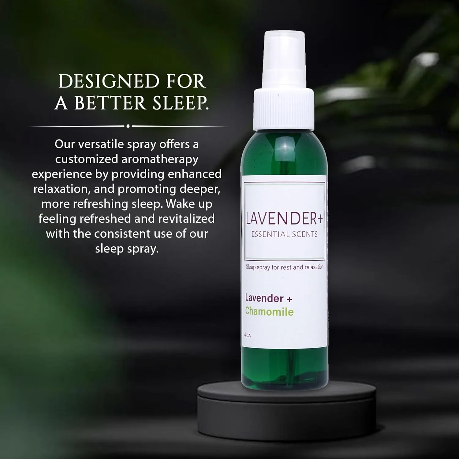 Lavender Sleep Spray for Pillows, Linens & Pajamas  Natural Calming Lavender & Chamomile Aromatherapy Mist with Amethyst & Reiki Energy. Deep Sleep   Bedtime Relaxation for Adults & Kids. 4 ounce (1)