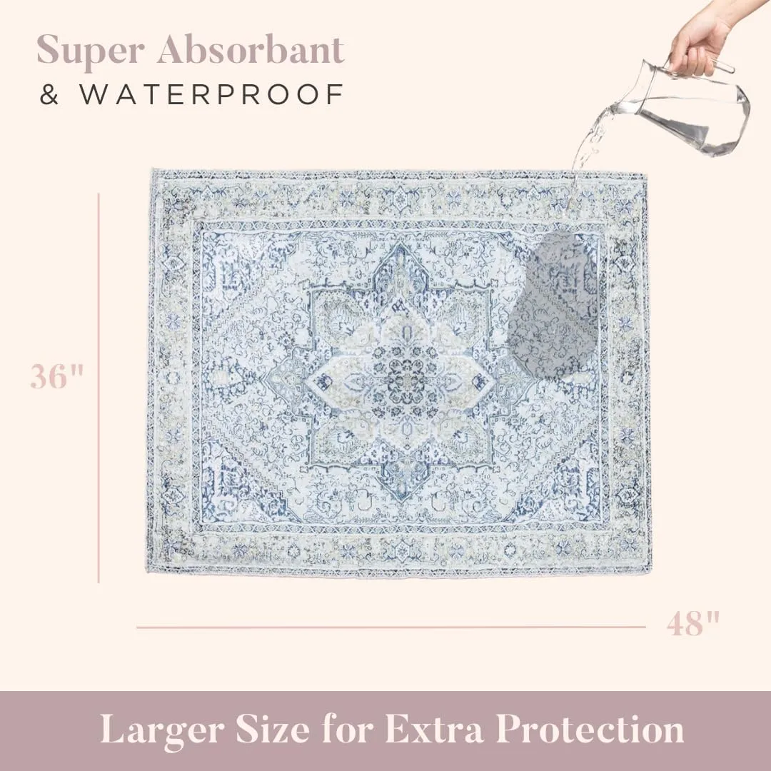 Lovewag Washable Pee Pads for Dogs | Anti Slip Reusable Pee Pads | Super Absorbent and 100% Waterproof Puppy Pee Pads | Leak-Proof Training Pad | Washable Dog Pads (Rustic Terracotta)