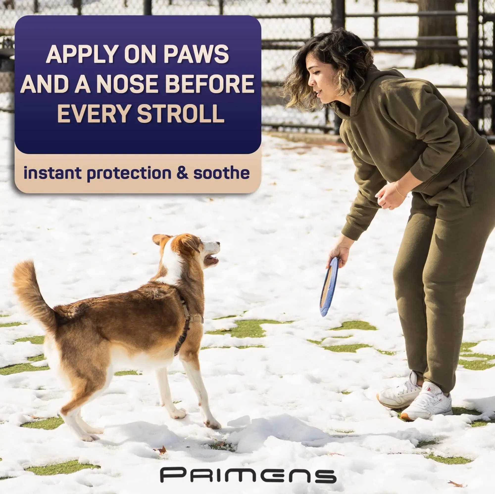 Natural Dog/Cat Paw Balm Protection for Hot Pavement, Dry Paws and Nose