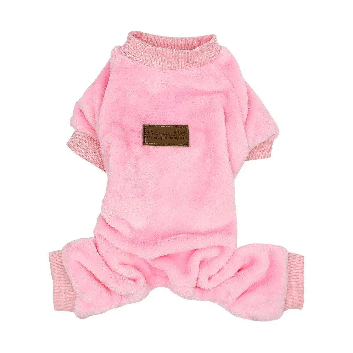 Parisian Pet Velour Dog Pajamas Blush Pink