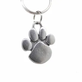 Paw Print Keyrings