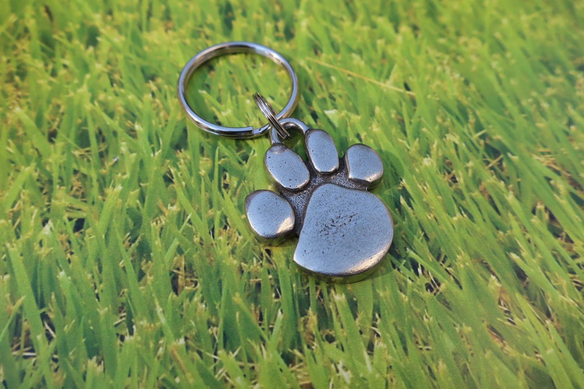 Paw Print Keyrings
