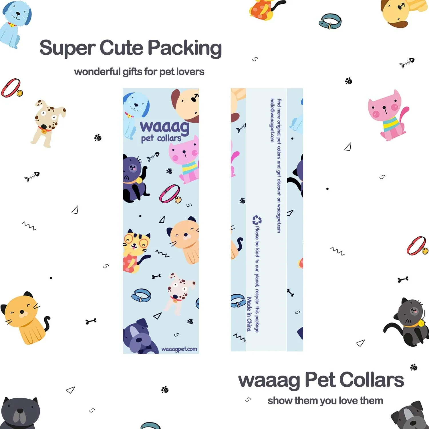 Pet, Moons Stars Suns Dog Collar Cat Collar, Multiple Designs Crescent Celestial Dog Cat Collar Leash Harness Large (Pack of 1)