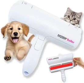 Roller Pet Hair Lint Remover, Pet Hair Removal Easy to Use Tool,Remover for Laundry, Dog Fur Remover and Reusable Lint Rollers For Pet Hair Multi Surface Ivizien Cat Fur Remover Roller (WHITE) Roller Pet Hair Lint Remover, Pet Hair Removal Easy to Use Tool,Remover for Laundry, Dog Fur Remover and Reusable Lint Rollers For Pet Hair Multi Surface Ivizien Cat Fur Remover Roller (WHITE)