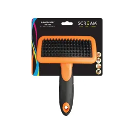 Scream Rubber Curry Brush Loud Orange