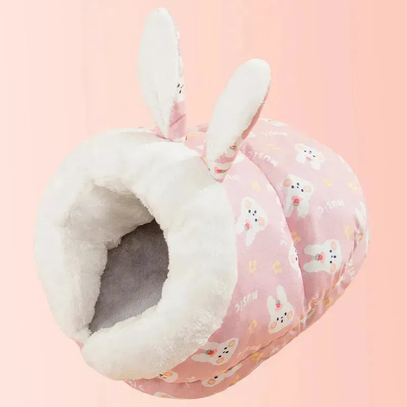 Semi-Closed Cat & Dog Bed - All-Season Slippers Design