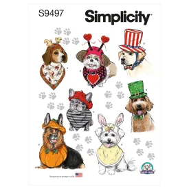 Simplicity Sewing Pattern 9497 Pet Accessories