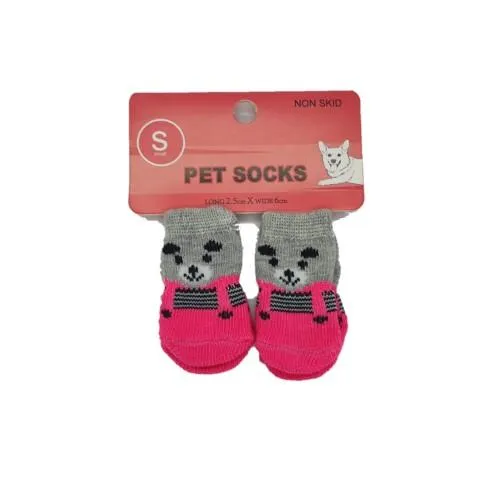Small Pet Socks for Small Dogs & Cats - Assorted Designs